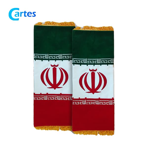 پرچم تشریفات ایران سایز 150*90 ساتن — تصویر ۸