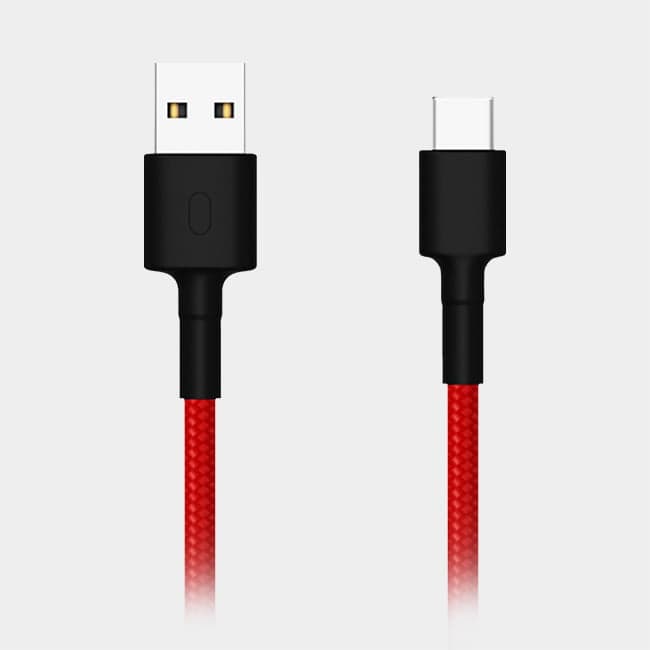 کابل Type-C Braided شیائومی 200 سانتی متری — تصویر ۳