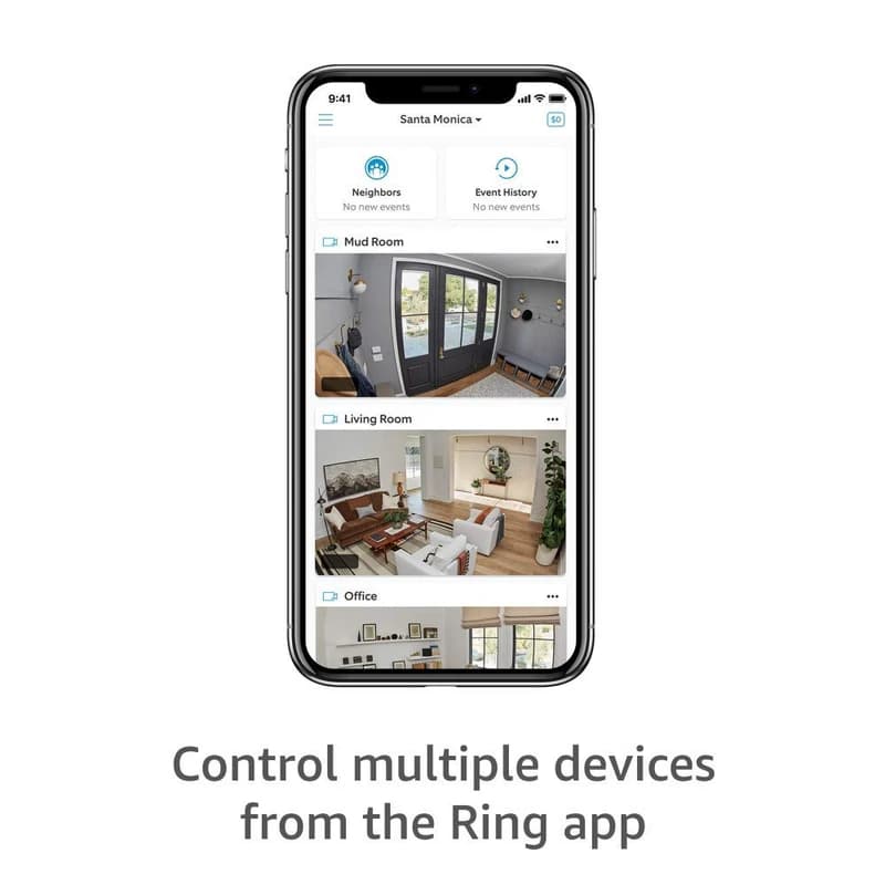 دوربین مداربسته تحت شبکه رینگ مدل Indoor Cam — تصویر ۴