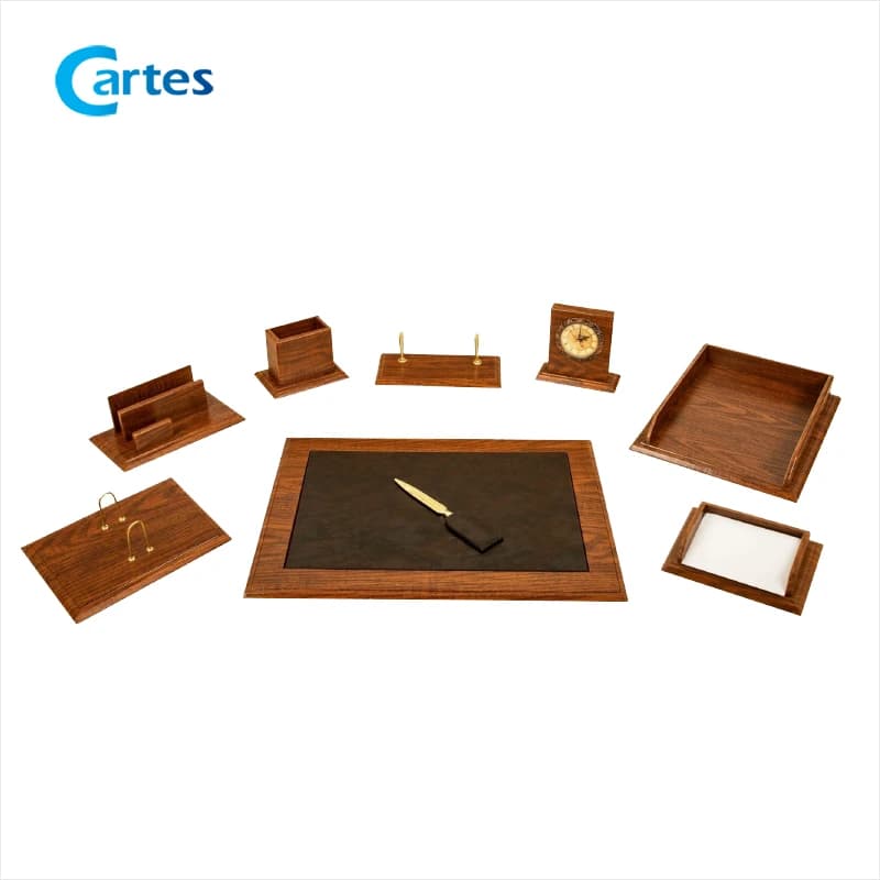 ست رومیزی مدیریتی 9 پارچه تمام وکیوم کد 509 — تصویر ۹