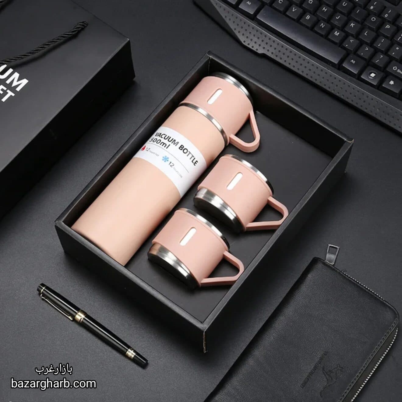 فلاسک 3 لیوان مسافرتی تکنو مدل 3cup — تصویر ۶