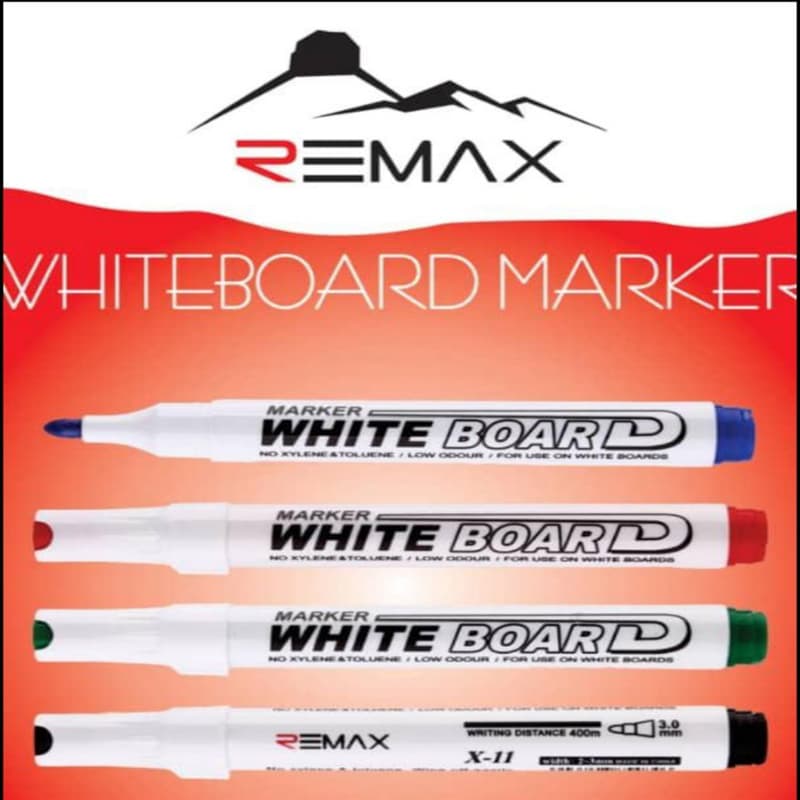 ماژیک وایت برد Remax قابل شارژ (بسته 12 عددی)