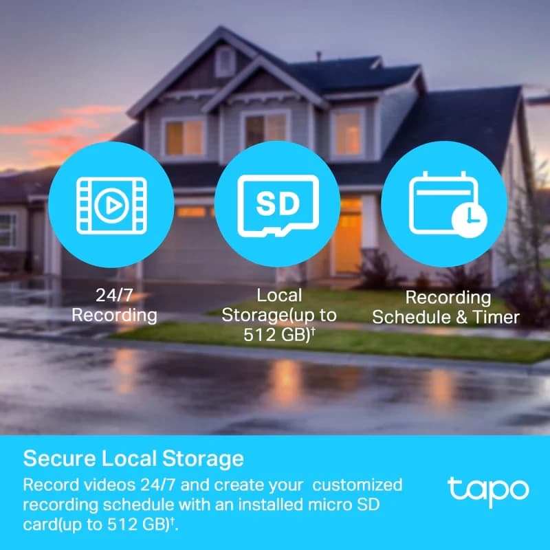 دوربین مداربسته تحت شبکه تی پی-لینک مدل Tapo C510 W — تصویر ۶