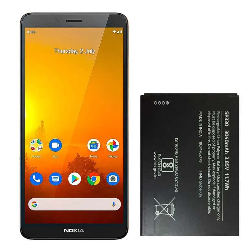 باتری نوکیا C3 SP330 — تصویر ۳