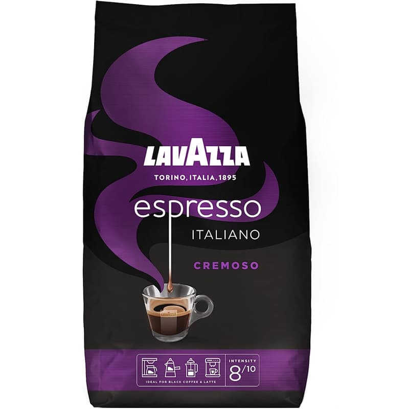 دانه قهوه لاوازا مدل Cremoso Espresso مقدار1 کیلوگرمی