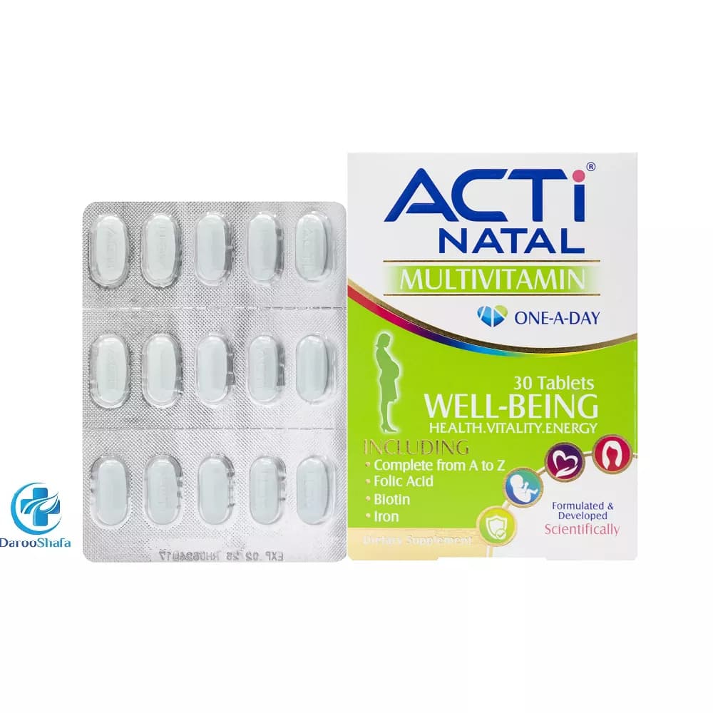 اکتی ناتال 30 عددی ابیان دارو — تصویر ۶