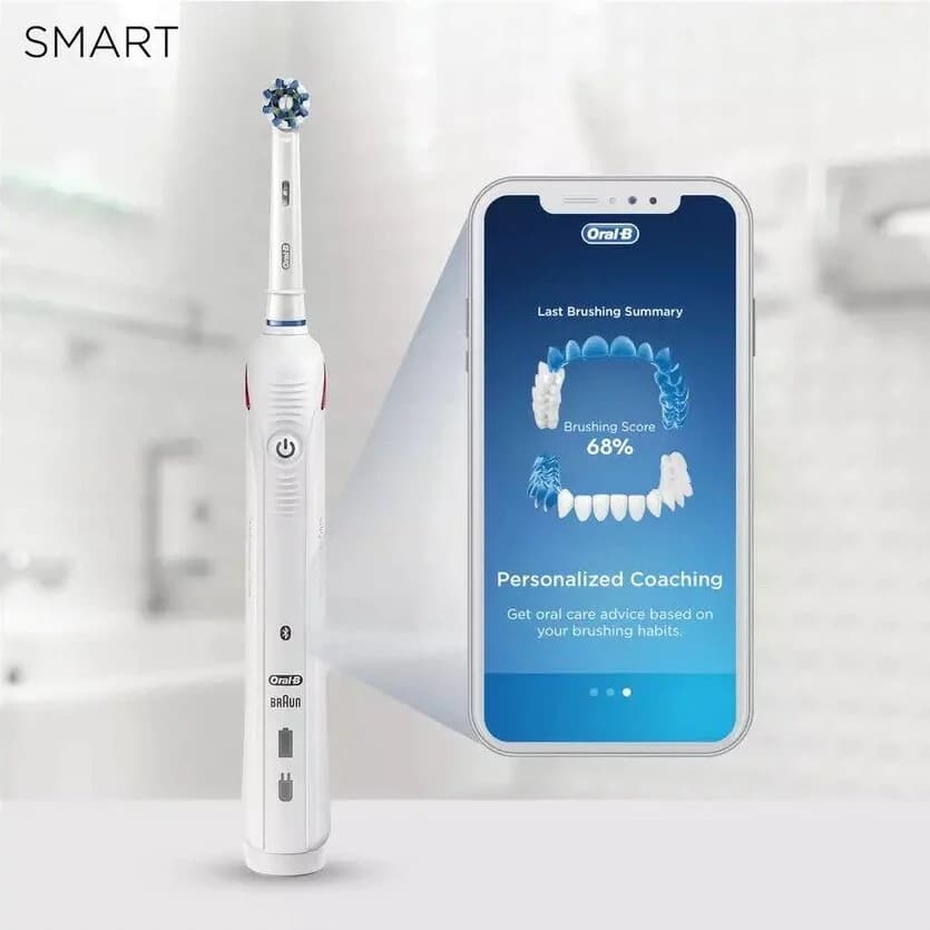 مسواک برقی اورال بی مدل SMART 4 4000N همراه با کیف — تصویر ۵