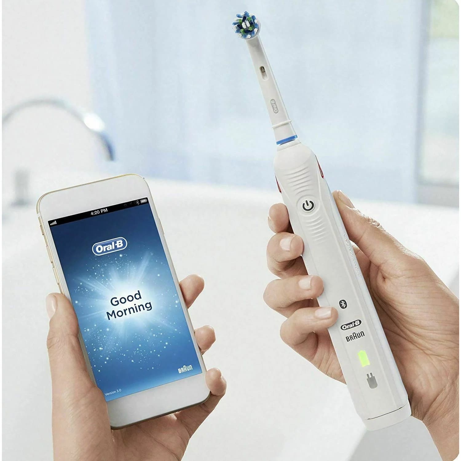 مسواک برقی اورال بی مدل SMART 4 4000N همراه با کیف — تصویر ۱۲