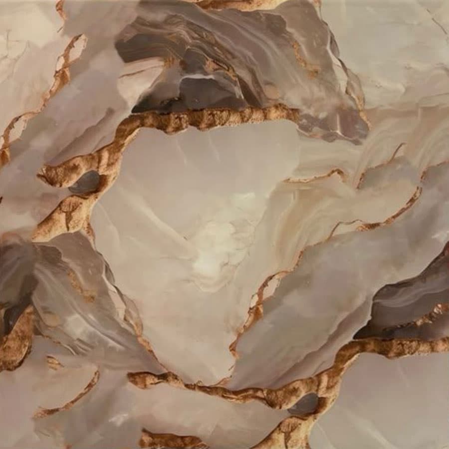 دیوارپوش فوم ماربل طرح سنگ کد 34 پشت چسبدار ابعاد 60 در 60 سانتیمتر