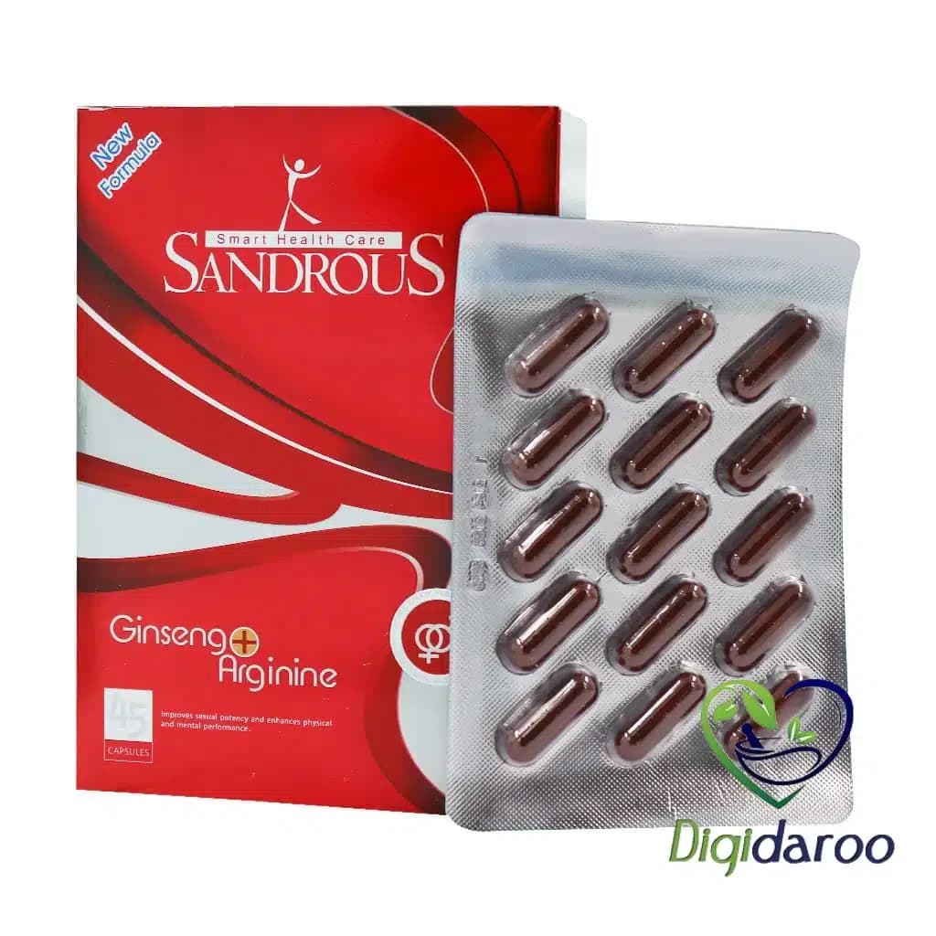 کپسول جینسینگ + آرژنین سندروس 45 عددی — تصویر ۷