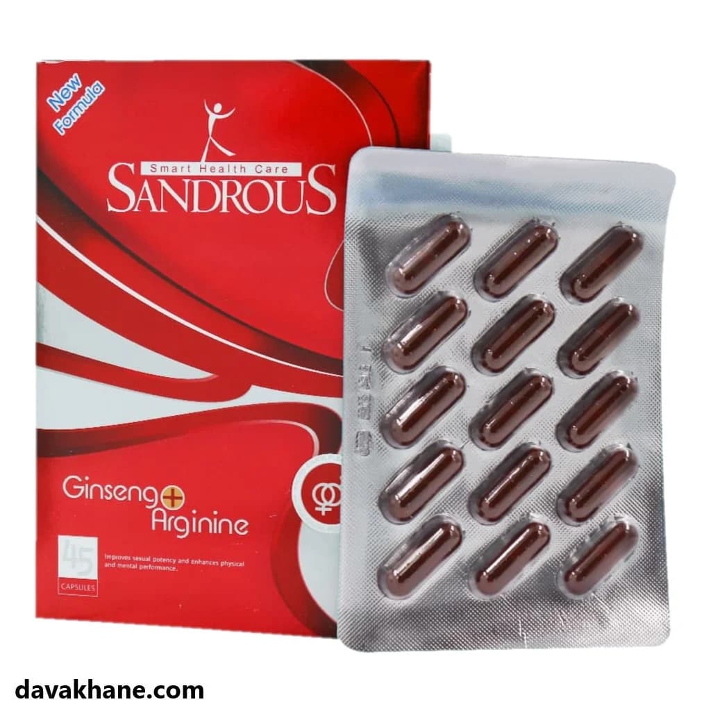 کپسول جینسینگ + آرژنین سندروس 45 عددی