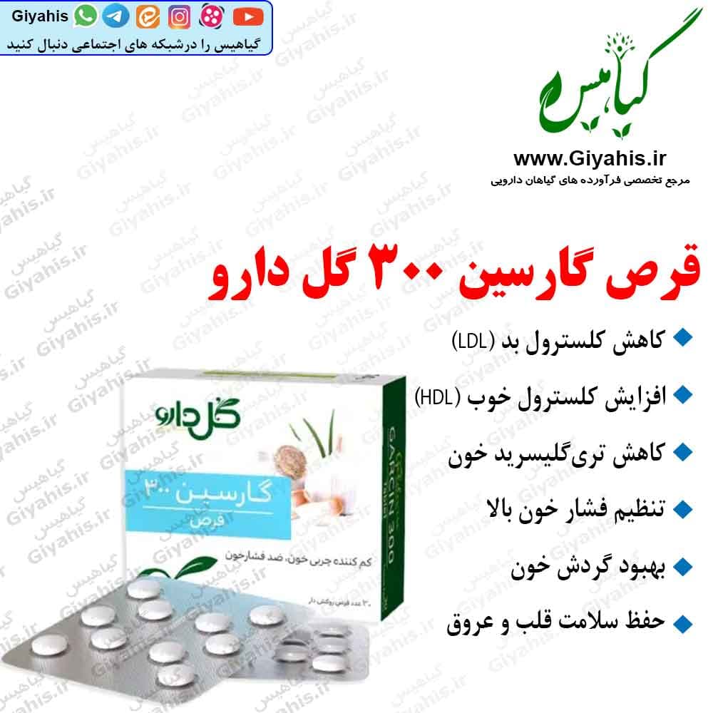 قرص گارسین 300 گل دارو — تصویر ۸