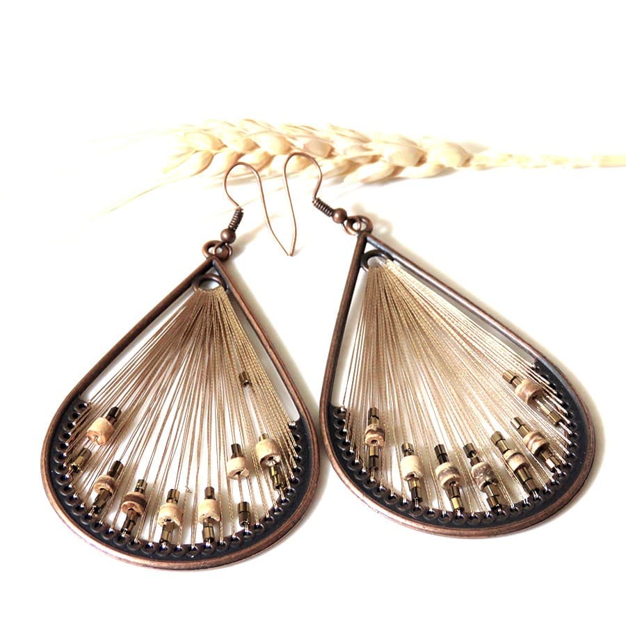 گوشواره نخی کد EA11028