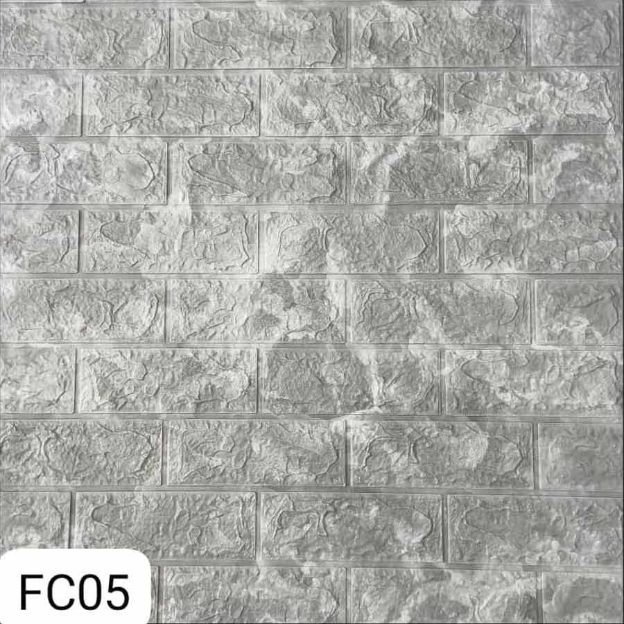 دیوارپوش فومی چاپی کد FC05 ابعاد 70 در 77 سانتیمتر پشت چسبدار