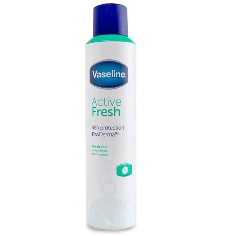 اسپری ضدتعریق وازلین Active Fresh حجم 250 میلی لیتر