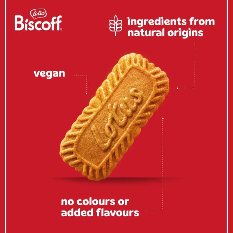 بیسکویت لوتوس Lotus Biscoff بسته 250 گرمی — تصویر ۹