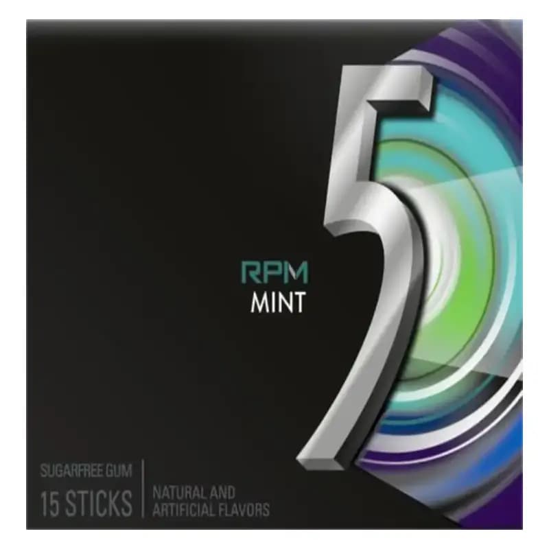 آدامس بدون شکر فایو RPM Mint — تصویر ۵