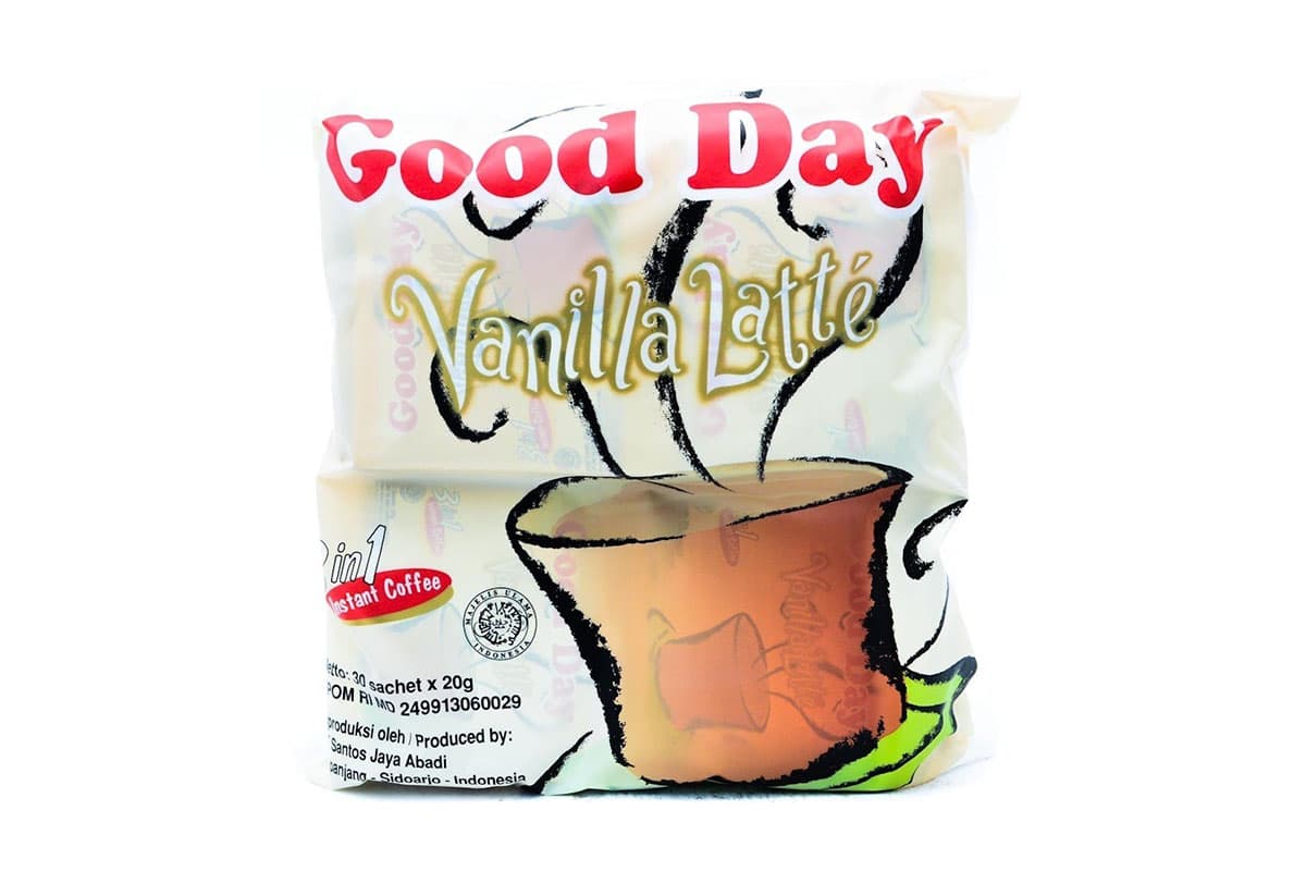 قهوه فوری لاته وانیلی 30 عددی گوددی Good Day