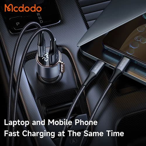 شارژر فندکی 75 وات مک‌دودو Mcdodo CC-369 — تصویر ۸