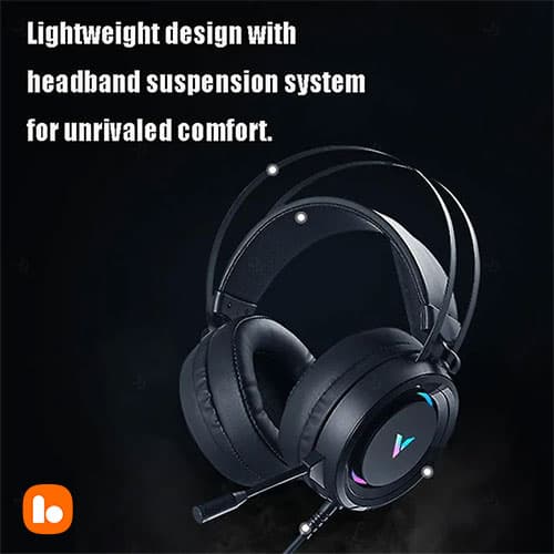 هدست سیم دار گیمینگ رپو Rapoo Gaming Headset VH500C — تصویر ۵