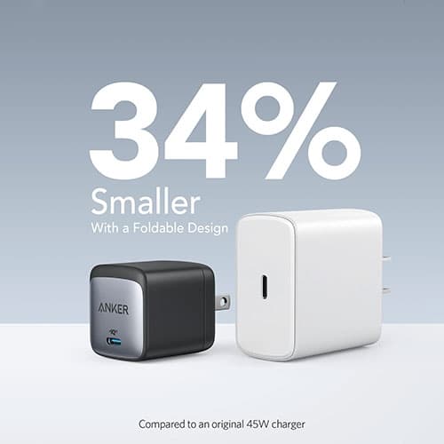 شارژر دیواری انکر Anker A2664 nano II 45W — تصویر ۳