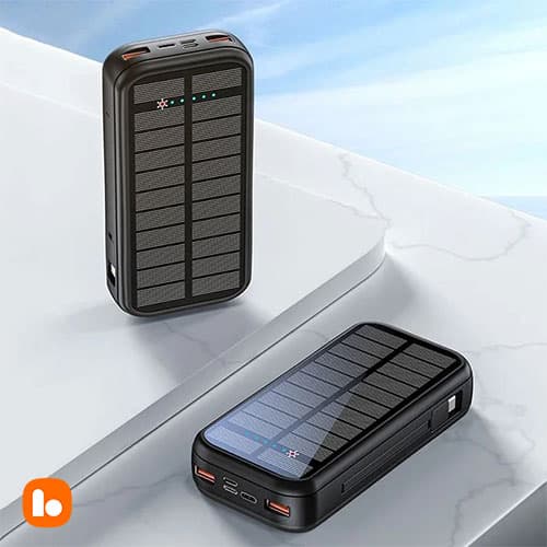 پاوربانک خورشیدی گرین لاین Green Lion PD2OW Solar 2 — تصویر ۵