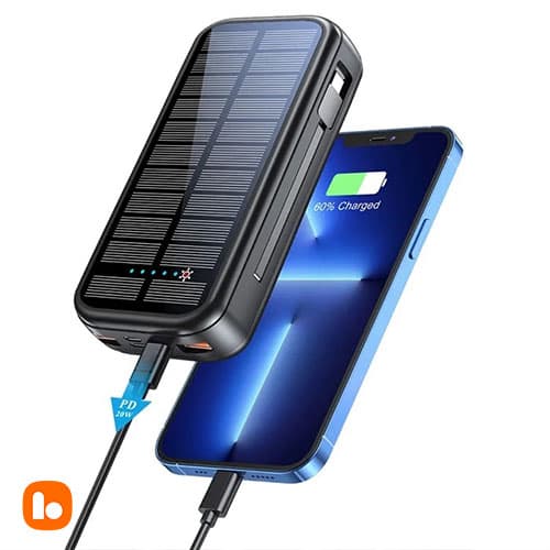 پاوربانک خورشیدی گرین لاین Green Lion PD2OW Solar 2 — تصویر ۹