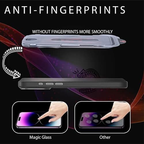 گلس آسان نصب تمپرد مجیک Magic Box Glass Samsung iPhone 16 — تصویر ۸