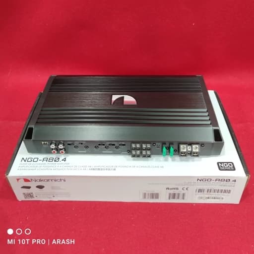 آمپلی فایر 4 کانال ناکامیچی مدل 80.4 – Nakamichi NKTE80.4