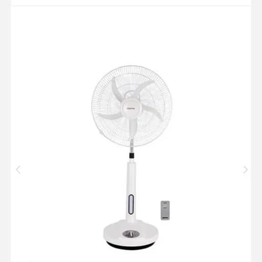 پنکه ایستاده شارژی جیپاس مدل GF21219 کنترل دار — تصویر ۹