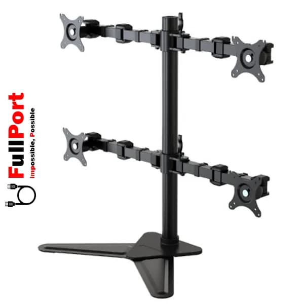 پایه نگهدارنده چهار مانیتور رومیزی ERGO مدل WLA009 — تصویر ۶