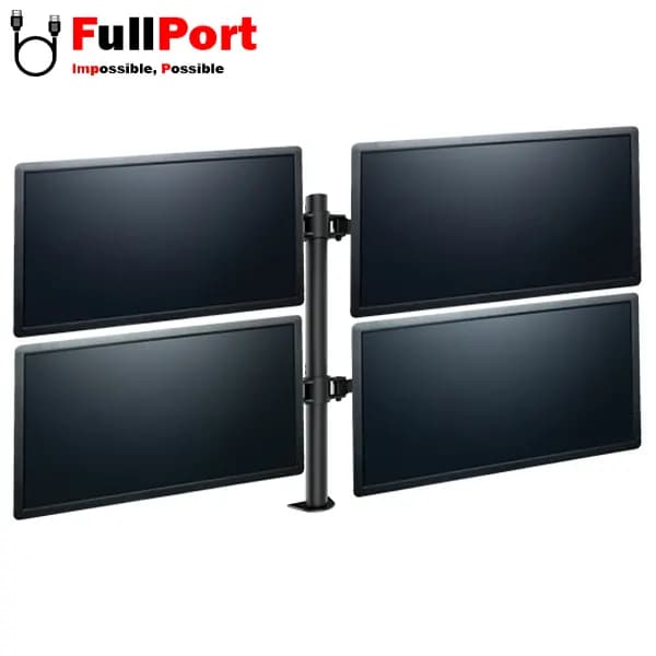 پایه نگهدارنده چهار مانیتور رومیزی ERGO مدل WLA006 — تصویر ۳