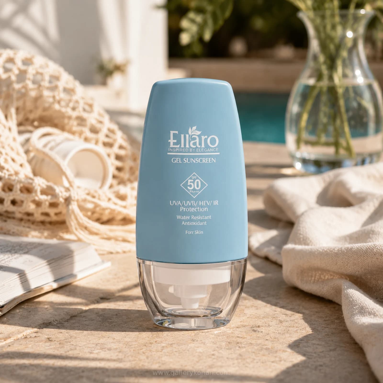 ژل ضد آفتاب وت فورس SPF 50 الارو — تصویر ۸