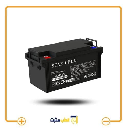 باتری یو پی اس 65 آمپر ساعت استارسل – 12V 65Ah Star Cell