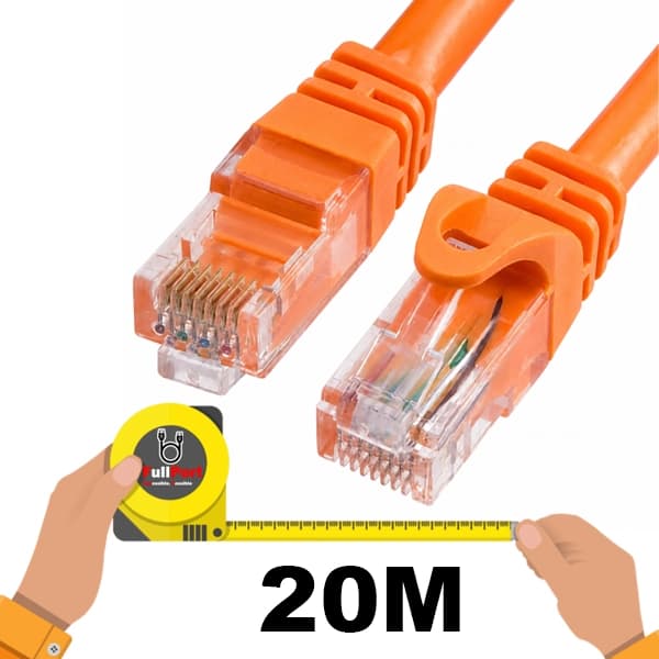 کابل شبکه پچ کورد VSL-2000 واصل CAT6 UTP طول 20 متری