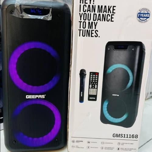 اسپیکر پارتی باکس بلوتوثی جی پاس11168 — تصویر ۲