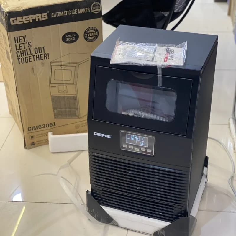 یخ ساز جیپاس مدل GIM63061 ظرفیت ۱۰ لیتر و 30 کیلو — تصویر ۶