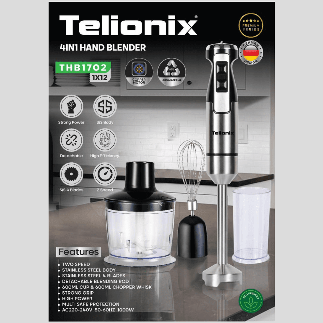 گوشت کوب برقی تلیونیکس مدل THB1702 ۴ کاره