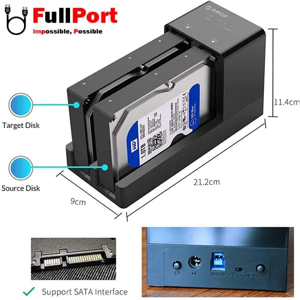 داک هارد اوریکو مدل 6528US3-C — تصویر ۸