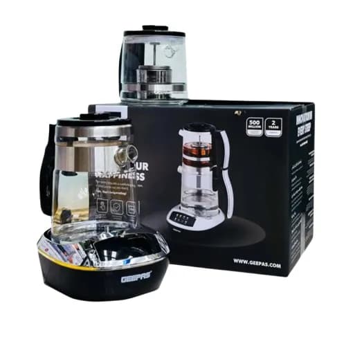 چای ساز جیپاس مدل GTM38079 ظرفیت کتری ۱.۸ لیتر با کتری پیرکس — تصویر ۹