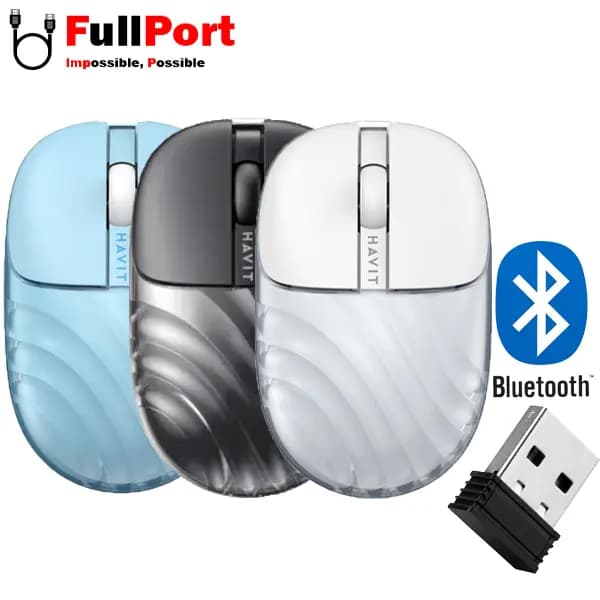 موس بی سیم+بلوتوث هویت مدل HVMS-MS46WB — تصویر ۳