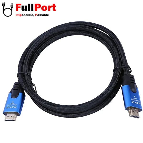 کابل HDMI هویت V2.0-4K مدل HVC-X90-1.5M-BL طول 1.5 متر — تصویر ۵