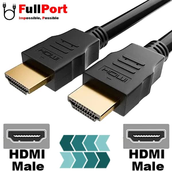 کابل HDMI هویت V2.0-4K مدل HVC-X93-1.8M-BK طول 1.8 متر — تصویر ۳