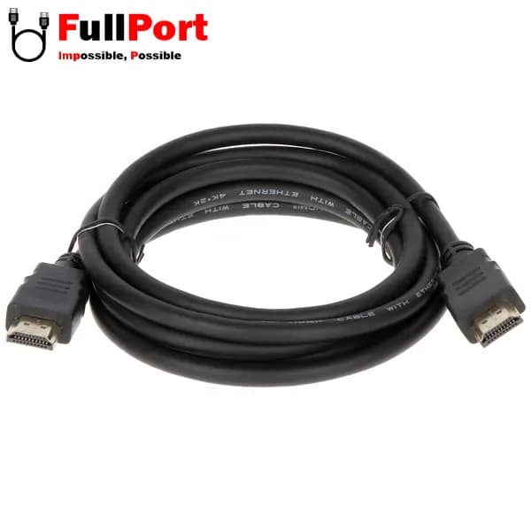 کابل HDMI هویت V2.0-4K مدل HVC-X93-1.8M-BK طول 1.8 متر — تصویر ۴