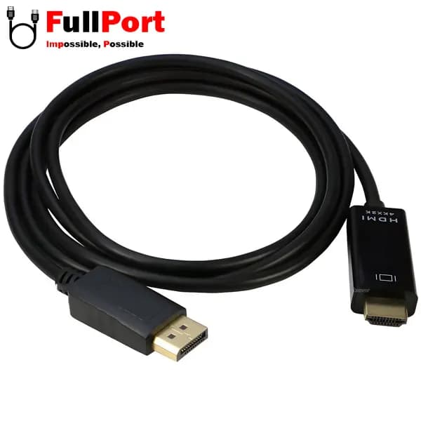 کابل Display به HDMI 4K@30Hz فرانت مدل FN-DPCBH18 طول 1.8 متر — تصویر ۴