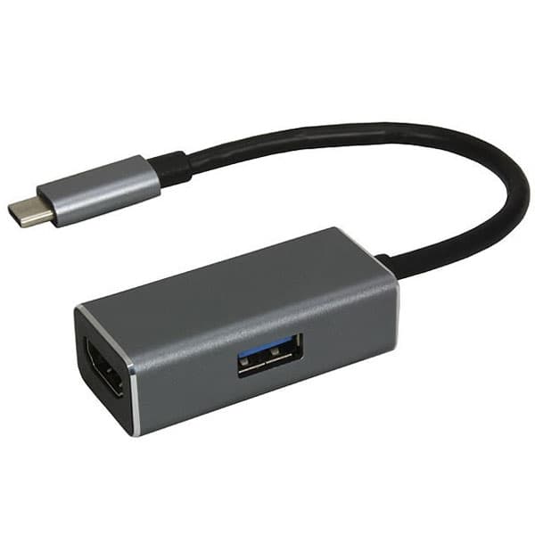 مبدل Type-C به HDMI+USB3.0 فرانت مدل FN-UC2HU300