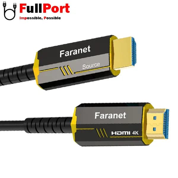 کابل HDMI فرانت V2.0-4K مدل FN-HFC050 طول 5 متر (فیبر نوری) — تصویر ۴