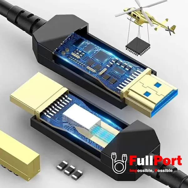 کابل HDMI فرانت V2.0-4K مدل FN-HFC050 طول 5 متر (فیبر نوری) — تصویر ۸