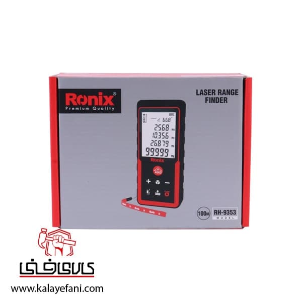 متر لیزری 100 متری رونیکس مدل RH-9353 — تصویر ۸