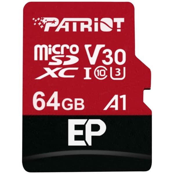 مموری کارت پاتریوت مدل EP PEF64GEP31MCX Class10-U3 90MB/s با ظرفیت 64 گیگابایت — تصویر ۲
